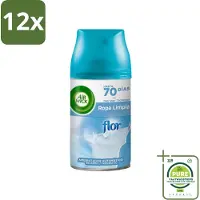 Air Wick - Luchtverfrisser Navulling - Bloem & Fris - Automatische Spray - 250 ml - Voordeelverpakking - 12 stuks - Luchtverfrisser bloem en fris - Bloemige geur