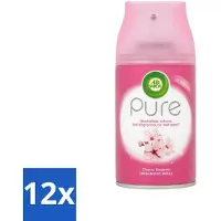 Air Wick 12 x - Luchtverfrisser Navulling - Kersenbloesem - Automatische Spray - 250 ml - Kersenbloesem - Essentiële Oliën - Geur - Geurverspreiding - Fris