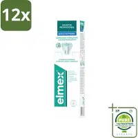 Elmex Tandpasta Sensitive Professional Gentle Whitening 75 ml - Voordeelverpakking - 12 stuks - Gevoelige tanden - Tandpasta whitening