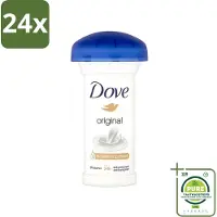 Dove - Deodorant - Roll-on - Original - Frisse geur en bescherming - 50 ml - Voordeelverpakking - 24 stuks - Deodorant Stick - Anti-Transpirant