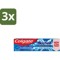 Colgate 3 x Tandpasta Maxfresh Coolmint 100 ml - Tandpasta - Frisse Adem - Mondhygiëne - Cariës Bestrijden - Tandplak Verwijderen