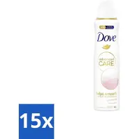 Dove 15 x – Deodorant Spray – Helps Smooth Advanced Care – 150 ml - Deodorant Spray - Okselhuid Verzorging - Alcoholvrije Deodorant - Huidverzorging - Comfortabele Huid