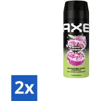 Axe 2 x – Deodorant Spray – Epic Fresh – 150 ml - Deodorant Spray - Zweetgeur Bestrijding - Frisheid - Energie - Mannelijke Geur