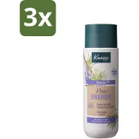 Kneipp 3 x Douche New Energy 200 ml - Douchegel - Energie - Rozemarijn - Natuurlijke Geur - Zeepvrije Douche