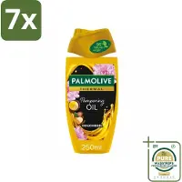 Palmolive 7 x Douchegel Thermal Pampering Oil 250 ml - Grootverpakking - Douchegel - Macadamia-olie - Herstel - Hydrateren - Verzorging