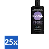 Syoss 25 x – Shampoo – Intense Plex – 440 ml - Shampoo Voor Beschadigd Haar - Herstel Shampoo - Keratine Shampoo - Intensieve Herstel Shampoo - Haarversterkend Shampoo