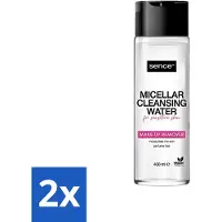 Sence 2 x - Gevoelige Huid - Micellair Water - Make-up Remover - 400 ml - Gevoelige Huid - Make-up Remover - Micellair Water - Hypoallergen - Parfumvrij