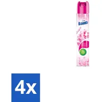 At Home 4 x – Luchtverfrisser Spray – Cherry Blossom – Fris Bloemig - 400 ml - Luchtverfrisser - Kersenbloesemgeur - Frisse Geur - Geurneutraliseren - Luchtverfrisser Cherry Blossom