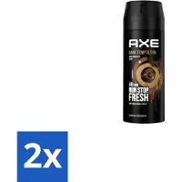 Axe 2 x – Deodorant Spray – Dark Temptation – 150 ml - Deodorant Voor Mannen - Warme Geur - Chocolade Geur - Verleidelijke Geur - Transpiratiegeur