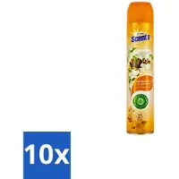 At Home 10 x – Luchtverfrisser Spray – Sandalwood – Warm & Houtachtig - 400 ml - Luchtverfrisser - Sandalwood - Jasmijn - Geurneutralisatie - Warme Geur
