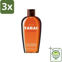 Tabac 3 x Original - Douchegel - Milde reiniging - 400 ml - Grootverpakking - Douchegel - Bad En Douchegel - Milde Reiniging - Huid Verzorging - Hydratatie
