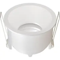LEDVION – LED Inbouwspot Rond ø81mm – Wit – Dimbaar – Kantelbaar – GU10 – IP20