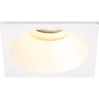 LEDVION – LED Inbouwspot Vierkant 81x81mm – Wit – Dimbaar – Kantelbaar – GU10 – 2700K – 3W – IP20