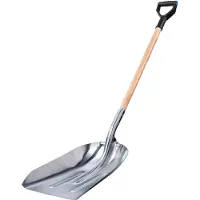 OEM Sneeuwschuiver, duurzaam kunststof, 50 inch lang, 14 inch breed, afgeronde randen, comfortabel D-vormig handvat