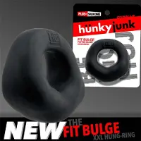 Hünkyjunk - Fit Bulge - Cockring voor een Vollere Krachtige Look - Zwart
