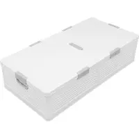OEM Opbergbox, inklapbaar design, duurzaam kunststof, wit