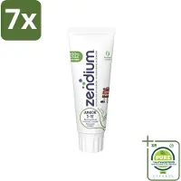 Zendium 7 x Tandpasta Junior 75 ml - Grootverpakking - Tandpasta Voor Kinderen - Melktanden Beschermen - Volwassen Tanden Beschermen - Natuurlijke Enzymen - Eiwitten Voor Mond