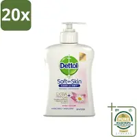 Dettol 20 x - Handzeep - Antibacterieel - Hydraterend - Kamille - 250 ml - Grootverpakking - Handzeep - Antibacterieel - Hydraterend - Kamille - Handwas
