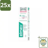 Elmex 25 x Tandpasta Sensitive Professional Gum Care 75 ml - Grootverpakking - Gevoelige Tanden - Tandpasta - Gevoeligheid - Tandarts Aanbevolen - PRO-ARGIN Technologie