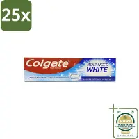 Colgate 25 x - Advanced White - Tandpasta - 100ml - Grootverpakking - Tandpasta - Witte Tanden - Vlekverwijdering - Tandbederf - Gaatjes