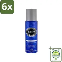 BRUT - Deodorant - Spray - Oceans - Fris & maritiem aroma - 200ml - Voordeelverpakking - 6 stuks - Deodorant spray - Fris