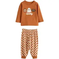 Next - Jongens - Halloween pyjama - Bruin