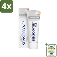 Sensodyne - Tandpasta - Gentle Whitening - Voor Gevoelige Tanden - 75 ml - Voordeelverpakking - 4 stuks - Witte tanden - Tandglazuur