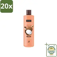 Sence 20 x - Coconut - Shampoo - Verzorgend - 400 ml - Voordeelverpakking - Grootverpakking - Kokos Shampoo - Droog Haar Shampoo - Beschadigd Haar Shampoo - Glanzend Haar - Gezond Haar