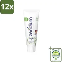 Zendium Tandpasta Junior 75 ml - Voordeelverpakking - 12 stuks - Tandpasta voor kinderen - Melktanden beschermen