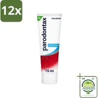 Parodontax - Tandpasta - Fluoride Vrij - 75ml - Voordeelverpakking - 12 stuks - Fluoridevrije tandpasta - Mondgezondheid