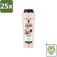 Gliss kur 25 x Gliss-Kur - Shampoo - Split Hair Miracle - Herstelt Gespleten Haarpunten - 400 ml - Grootverpakking - Gespleten Haarpunten - Haar Herstel - Haar Versterken - Hydrolyzed Keratine - Vitamine E