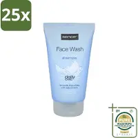 Sence 25 x - Alle Huidtypes - Face Wash - Verfrissend - 150 ml - Grootverpakking - Face Wash - Huid Reinigen - Huid Verzorgen - Huid Verfrissen - Zijdeproteïne
