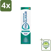 Sensodyne - Tandpasta - Proglasur Fresh & Clean - Dagelijkse Bescherming - 75 ml - Voordeelverpakking - 4 stuks - Tandpasta - Tanderosie