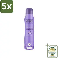 Vogue 5 x Reve Exotique Parfum Deodorant 150 ml - Grootverpakking - Parfum Deodorant - Deodorant Met Geur - Geurige Deodorant - 24 Uur Bescherming - Jasmijn Geur
