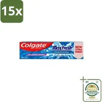 Colgate 15 x Tandpasta Maxfresh Coolmint 100 ml - Grootverpakking - Tandpasta - Frisse Adem - Mondhygiëne - Cariës Bestrijden - Tandplak Verwijderen
