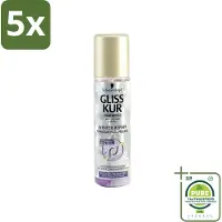 Gliss kur 5 x Gliss-Kur - Anti-Klit Spray - Winter Repair - Makkelijke Kambaarheid - 200 ml - Grootverpakking - Haarkleur - Haarkleur - Haarkleur - Haarkleur - Haarkleur