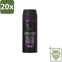 Axe 20 x Deodorant Bodyspray Excite 150 ml - Grootverpakking - Excite - Deodorant Bodyspray - Geur - Lichaamsgeur Bescherming - Onweerstaanbare Geur