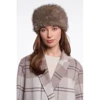 Rino & Pelle Accessories - Mokkie faux fur hat - Effen