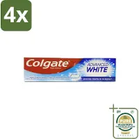 Colgate - Advanced White - Tandpasta - 100ml - Voordeelverpakking - 4 stuks - Vlekverwijdering - Tandbederf