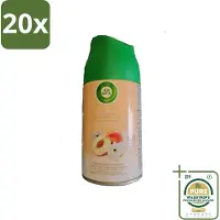 Air Wick 20 x - Luchtverfrisser Navulling - Witte Perzik - Automatische Spray - 250 ml - Grootverpakking - Luchtverfrisser - Geurverspreiding - Witte Perzik - Automatische Spray - Geurintensiteit