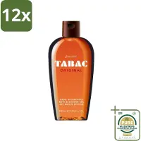 Tabac Original - Douchegel - Milde reiniging - 400 ml - Voordeelverpakking - 12 stuks - Milde reiniging - Huid verzorging