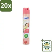 At Home 20 x - Scents - Luchtverfrisser - Vanilla & Magnolia - Verwijdert Vieze Geurtjes - 400 ml - Grootverpakking - Luchtverfrisser - Geur - Vieze Geurtjes - Geur Neutraliseren - Geur Verspreiding