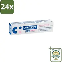 Curasept - ADS 720 Gel-Tandpasta - Chloorhexidine 0.20% - Beschermt Tandvlees & Tanden - 75 ml - Voordeelverpakking - 24 stuks - Ontstoken tandvlees - Peri-implantitis