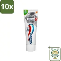 Aquafresh 10 x Tandpasta Tandsteen Controle Frisse Adem 75 ml - Grootverpakking - Tandpasta - Tandsteen - Tandplak - Tanden Beschermen - Tanden Reinigen
