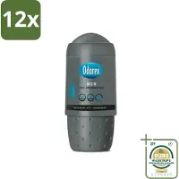 Odorex Deodorant Roller For Men Dry Protection 50 ml - Voordeelverpakking - 12 stuks - Zweetbescherming - Alcoholvrije deodorant