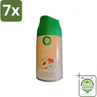 Air Wick 7 x - Luchtverfrisser Navulling - Witte Perzik - Automatische Spray - 250 ml - Grootverpakking - Freshmatic - Witte Perzik - Geurverspreiding - Automatische Spray - Navulling