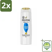 Pantene - Shampoo - Classic Clean - Verfrissende Reiniging - Voor Normaal Haar - 225 ml - Voordeelverpakking - 2 stuks - Classic Clean Shampoo - Verfrissende reiniging