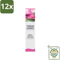 Therme - Interieurspray - Saigon Pink Lotus - Oosterse Romantiek in Huis - 60 ml - Voordeelverpakking - 12 stuks - Oosterse geur - Geurige spray