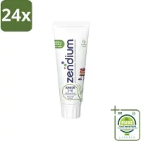 Zendium Tandpasta Junior 75 ml - Voordeelverpakking - 24 stuks - Tandpasta voor kinderen - Melktanden beschermen