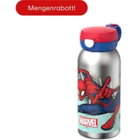Mepal Campus RVS drinkfles met flipdop 600 ml - Spiderman